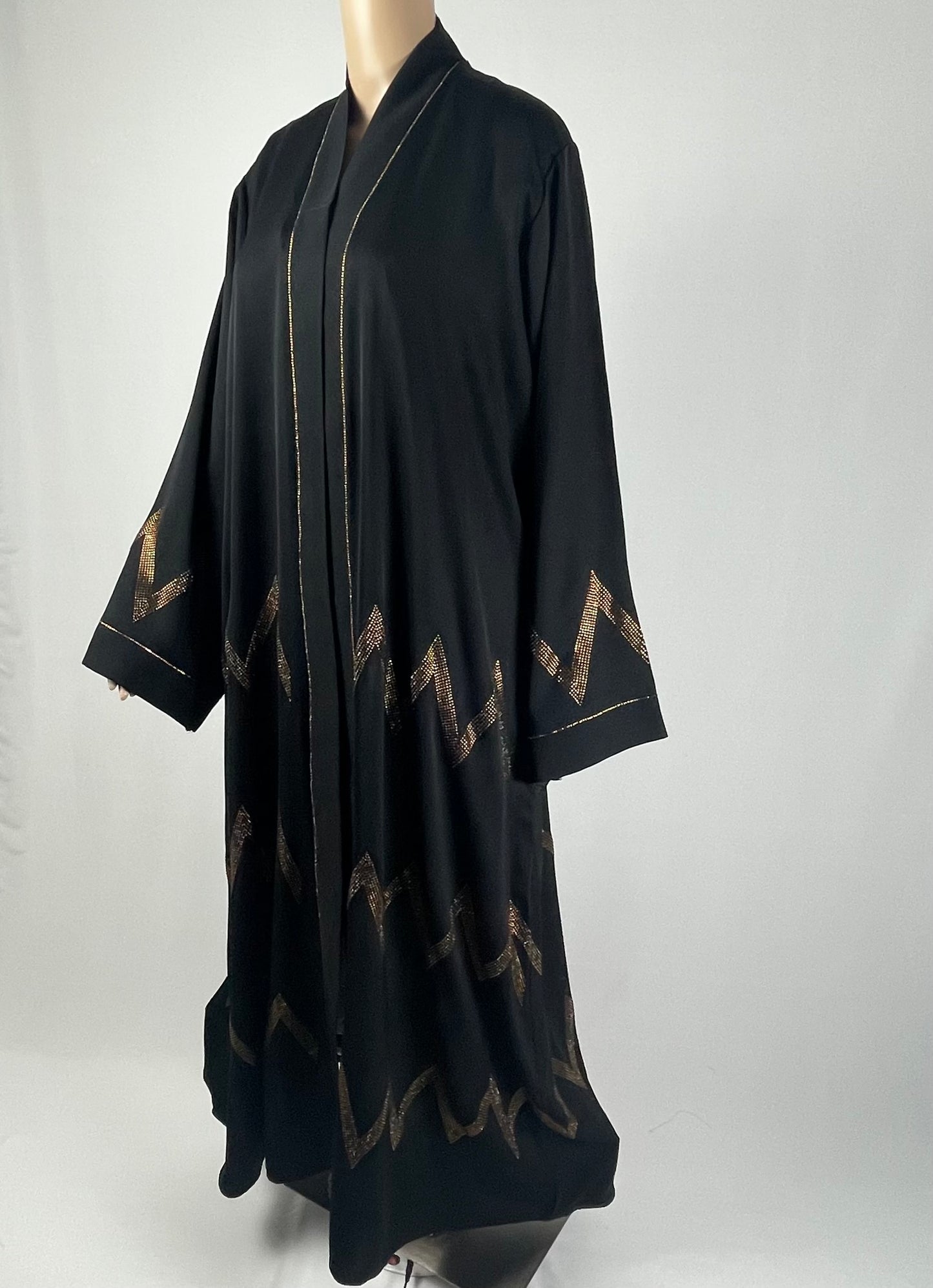 Elegant Rhinestones Abaya