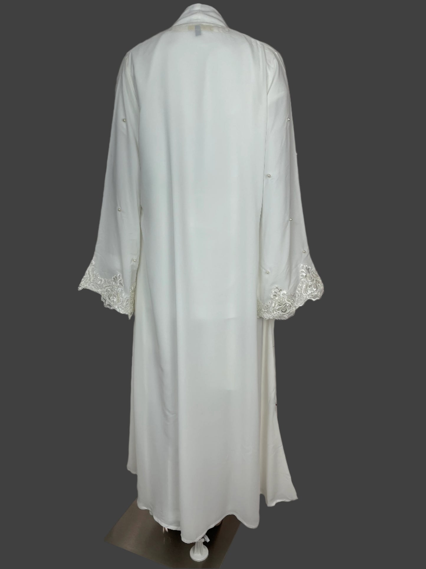 Pearls And Lace Work Abaya