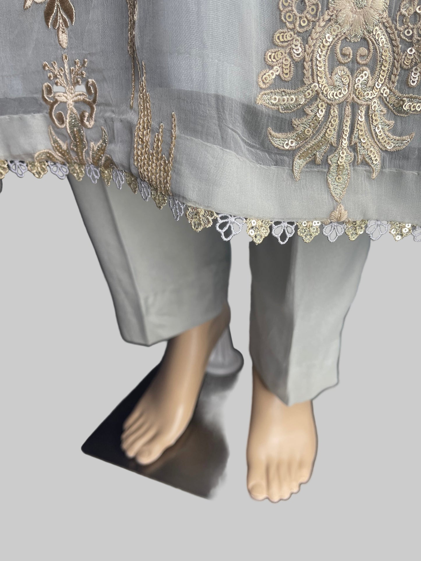 Pure Chiffon Embroidered Trendy Shalwar Kameez