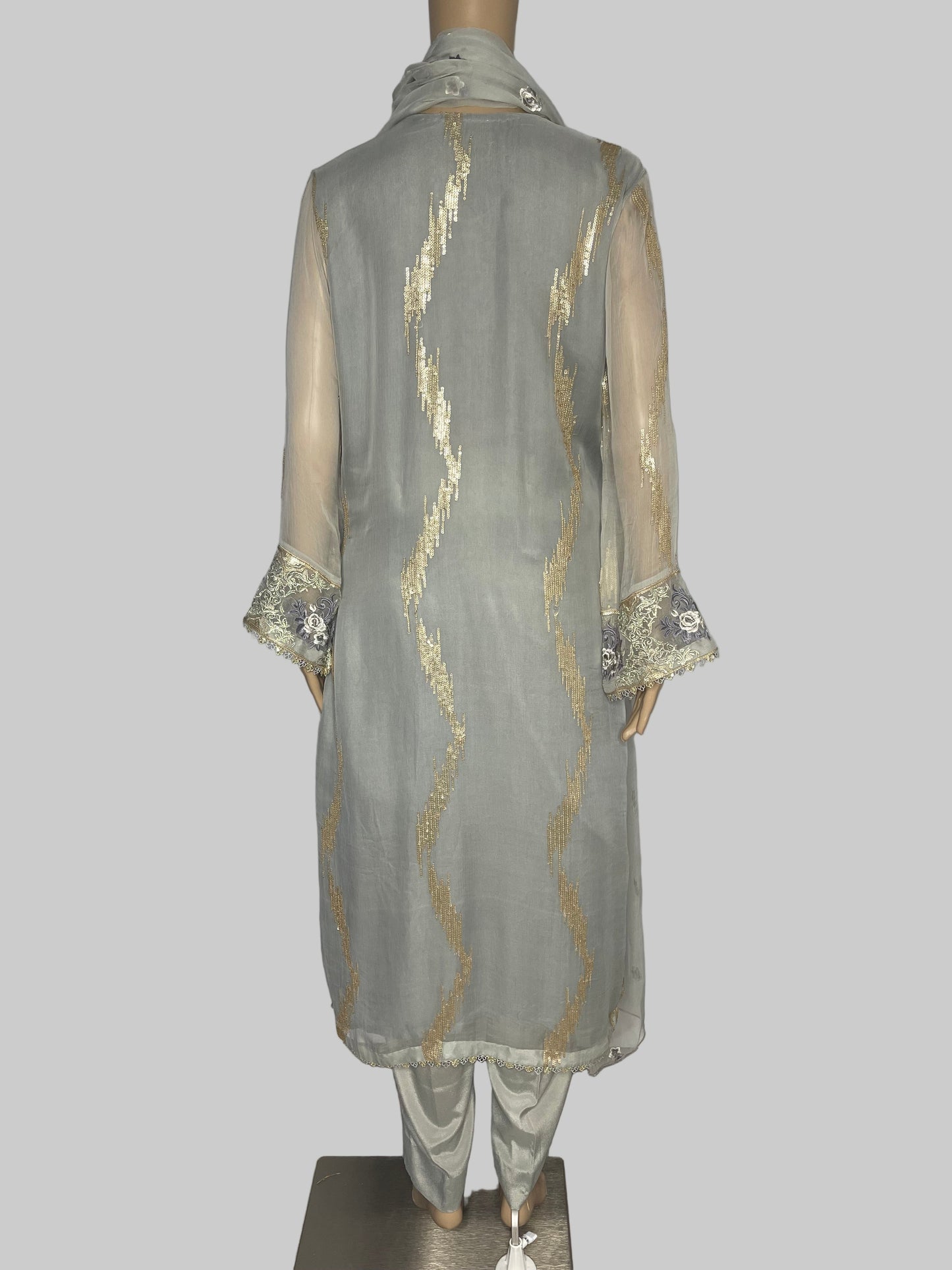 Pure Chiffon Embroidered Trendy Shalwar Kameez