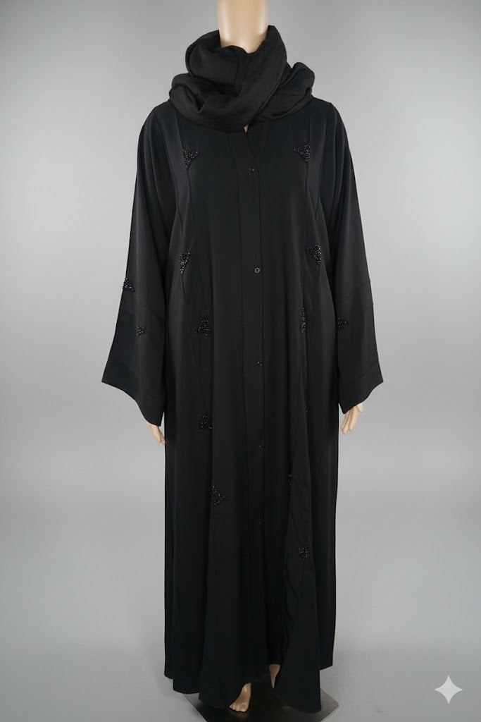 Beaded Abaya for Timeless Sophistication